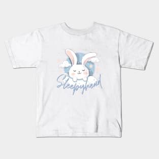 Sleepyhead Bunny Kids T-Shirt